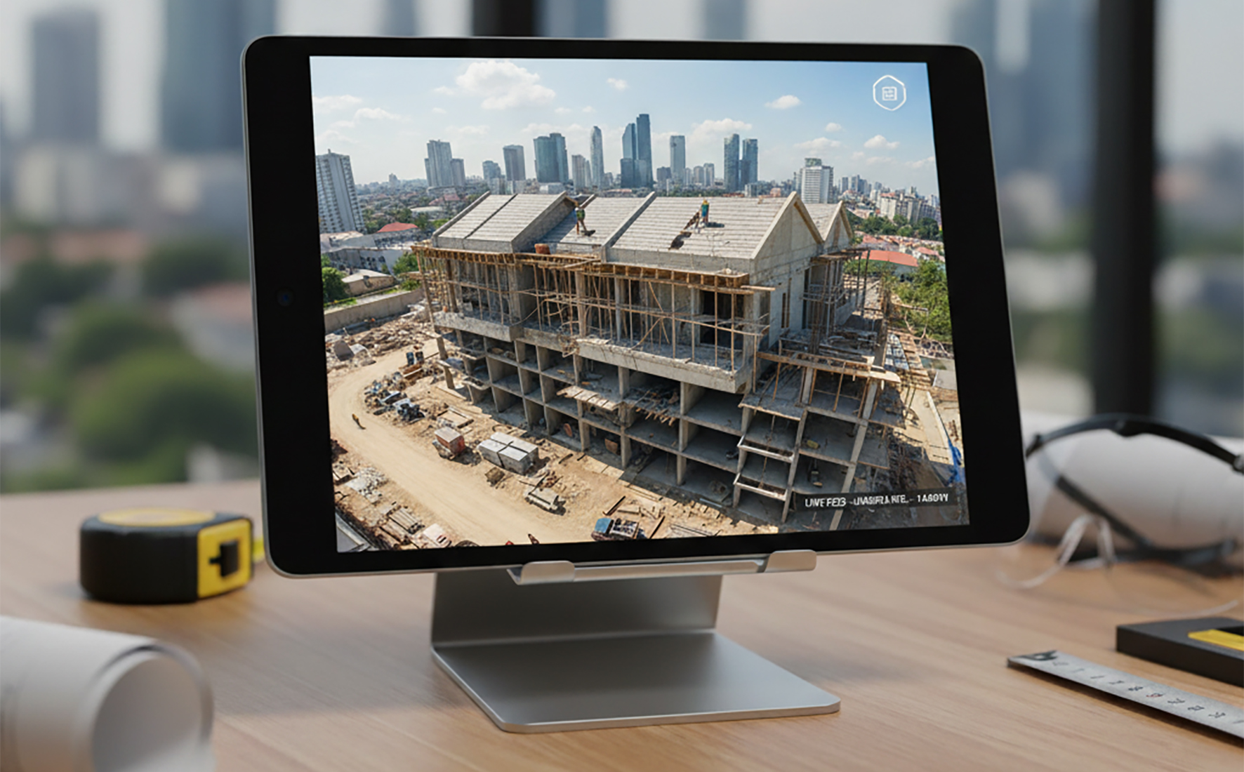 Fitur CCTV monitoring proyek rumah